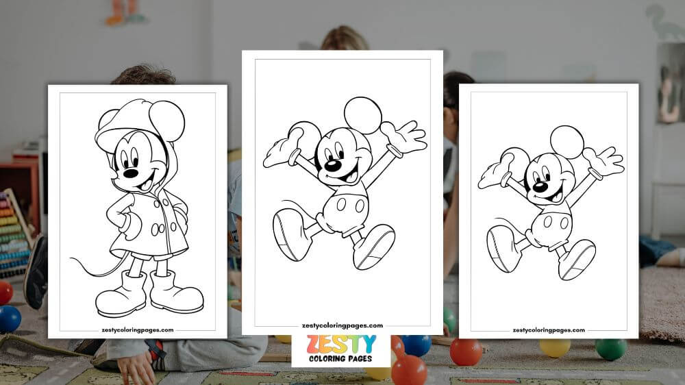 Micky Mouse Coloring Pages