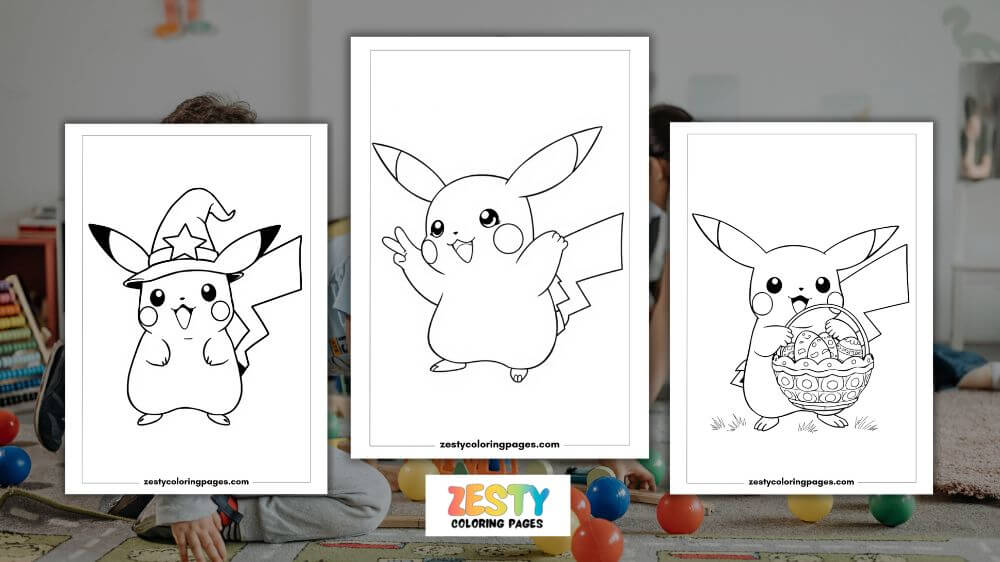 Pikachu Coloring Pages