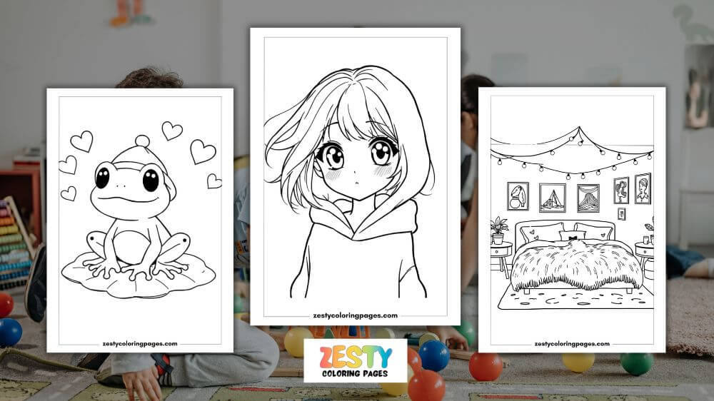 aesthetic coloring pages